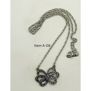 Silver 8" Pendant Necklace Item #A-08